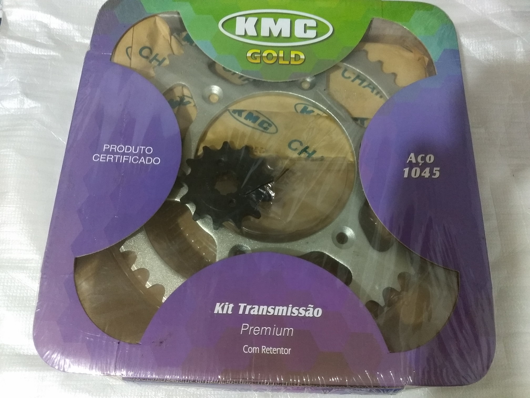 KIT TRANSMISSÃO CRF 230 KMC GOLD COM RETENTOR