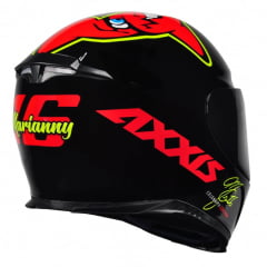 CAPACETE AXXIS EAGLE MG16 CELEBRITY EDITION BY MARIANNY VERMELHO
