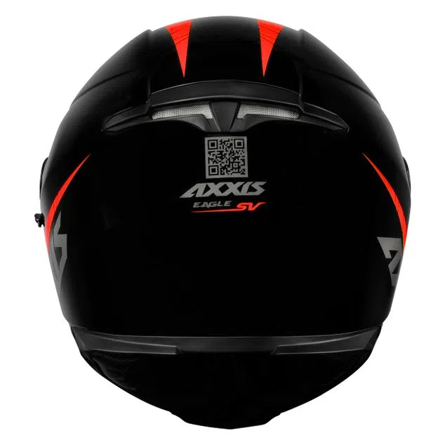 CAPACETE AXXIS EAGLE SV SOLID GLOSS BLACK/RED